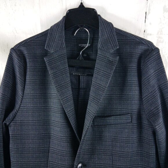 Liverpool Los Angeles Womens Size S Charcoal Plaid/Check 2pc Suit 32x32 FF - Picture 3 of 16